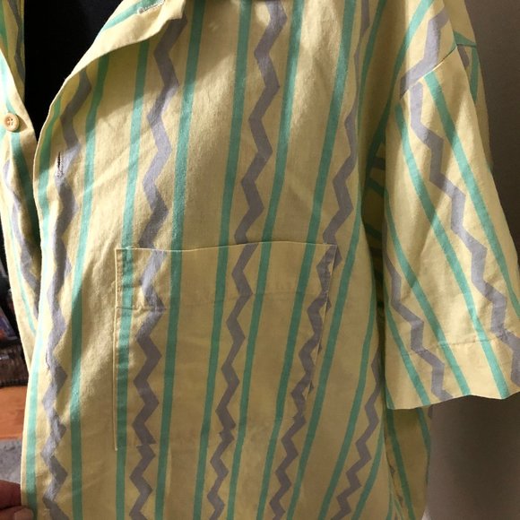 Vintage 1987 Ocean Pacific button down shirt - Picture 2 of 5
